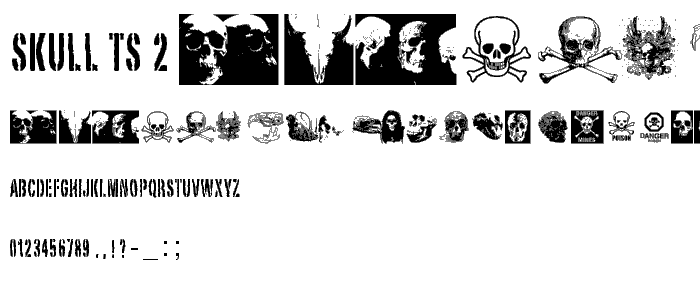 SKULL TS 2 font