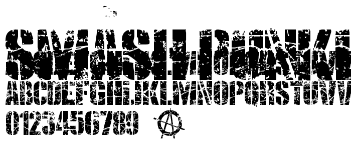 SMASH PUNKERS font