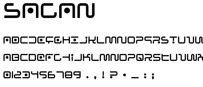 Sagan font