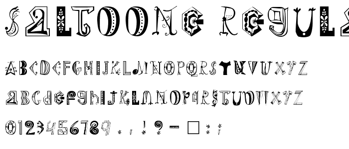 SaltoOne Regular font