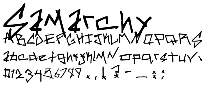 Samarchy font