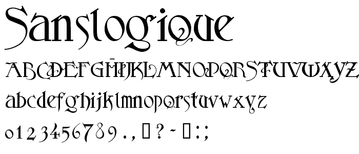 SansLogique font