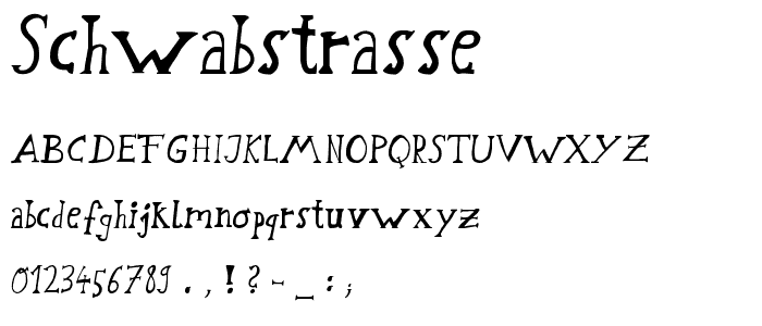 Schwabstrasse font