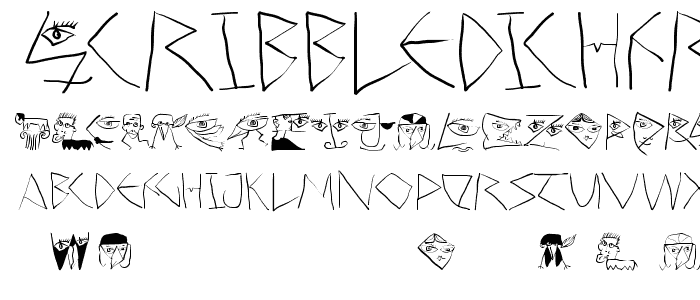 ScribbleDichFrei font