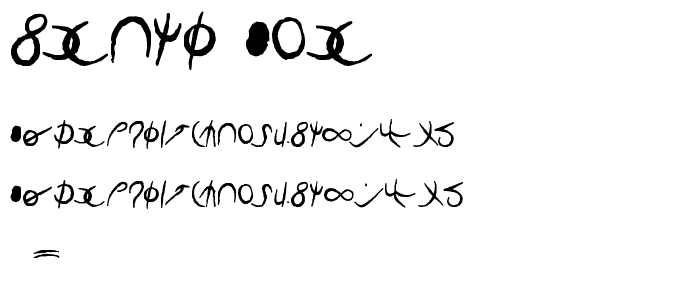 Senth AOE font