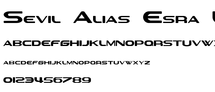 Sevil alias Esra Lite font