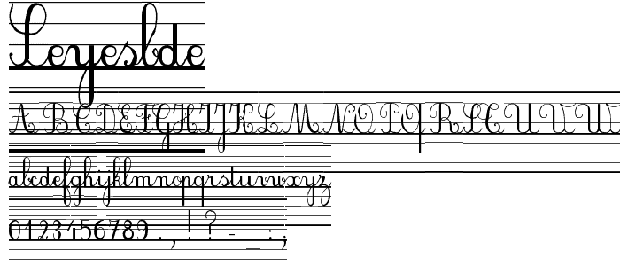 SeyesBDE font