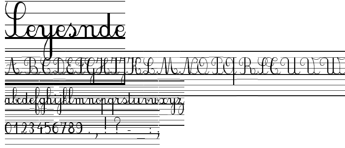 SeyesNDE font