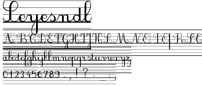 SeyesNDL font