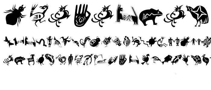 Shamanbats font