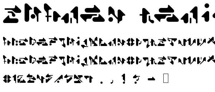 Shamen Remix font