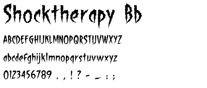 ShockTherapy BB font