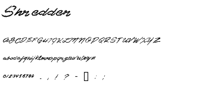 Shredder font