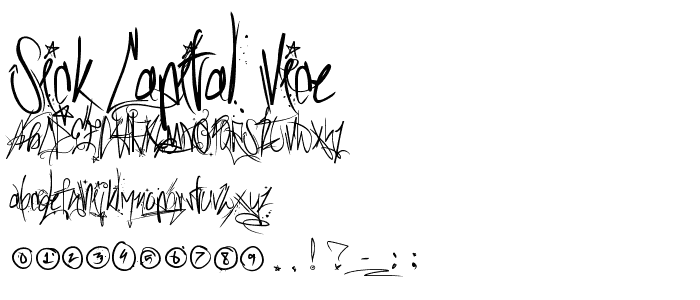 Sick Capital Vice font