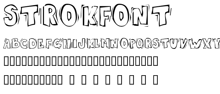 Skrotfont font