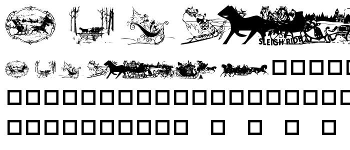 Sleigh Ride font