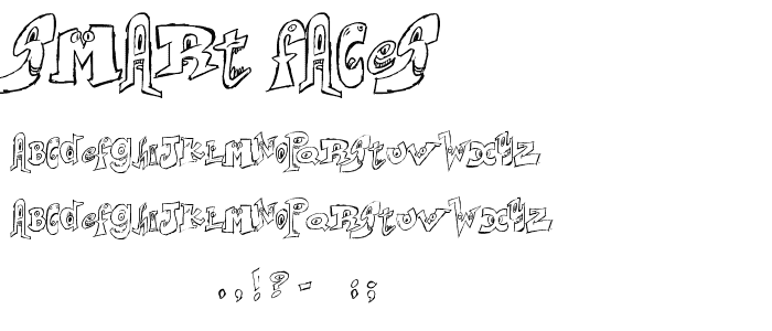 Smart Faces font