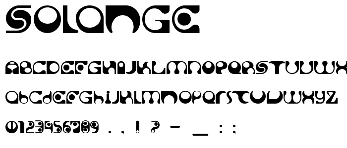 Solange  font