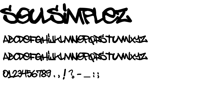 Soulsimplez font