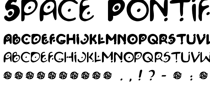 Space Pontiff font