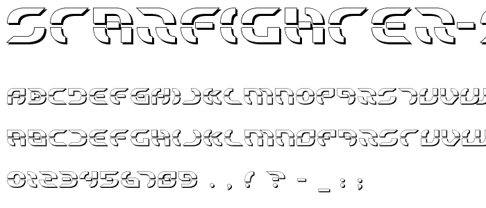 Starfighter Shadow font