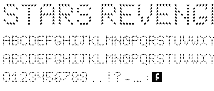 Stars Revenge Regular font