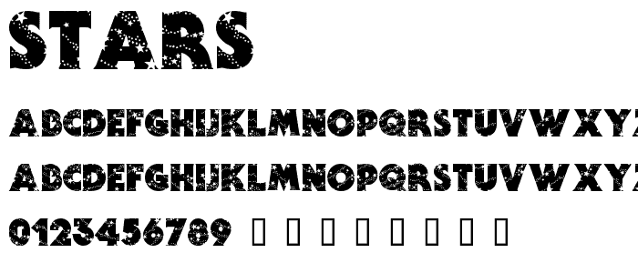 Stars font