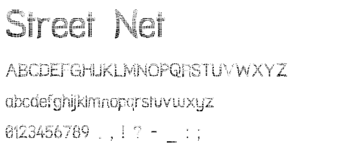 Street Net font