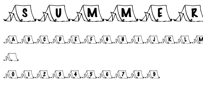 Summer_s Tents font