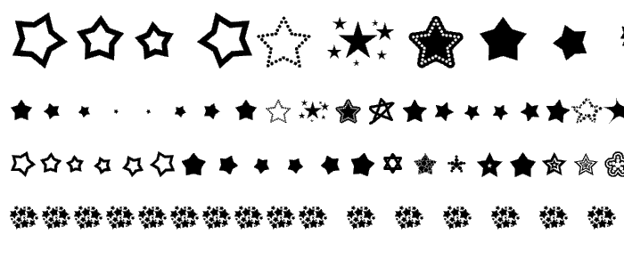 Super Stars font