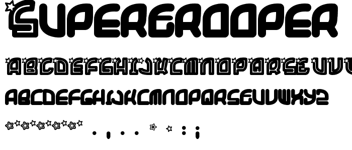 SuperTrooper font