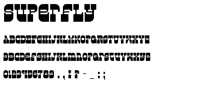 Superfly font