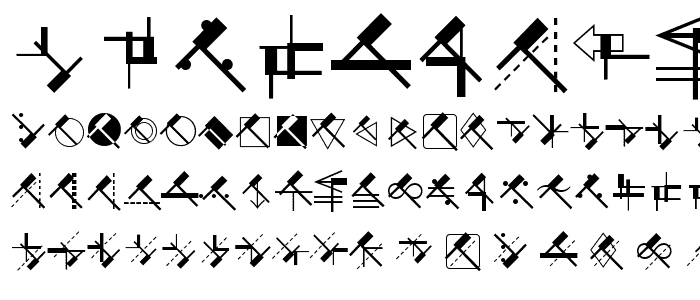 SuprematismFour font