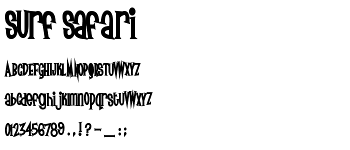 Surf Safari font