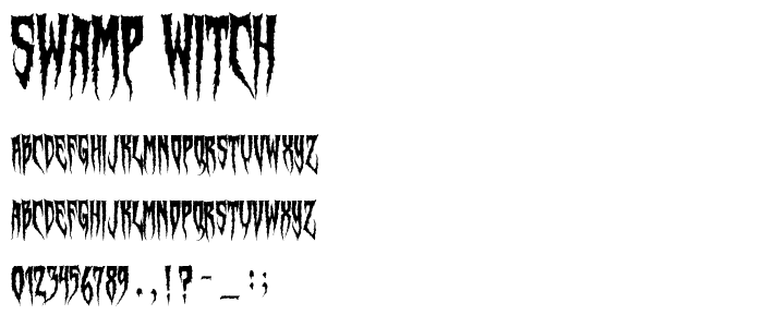 Swamp Witch font