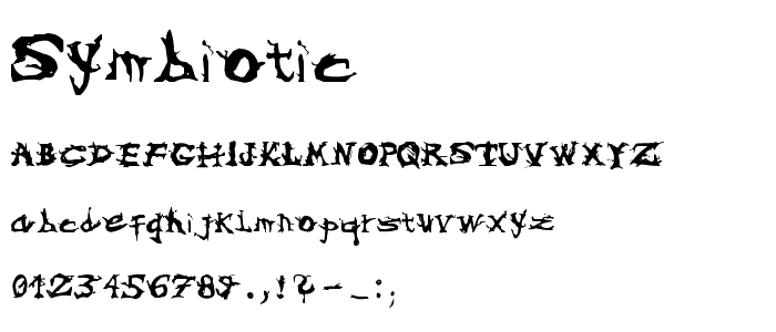 Symbiotic font