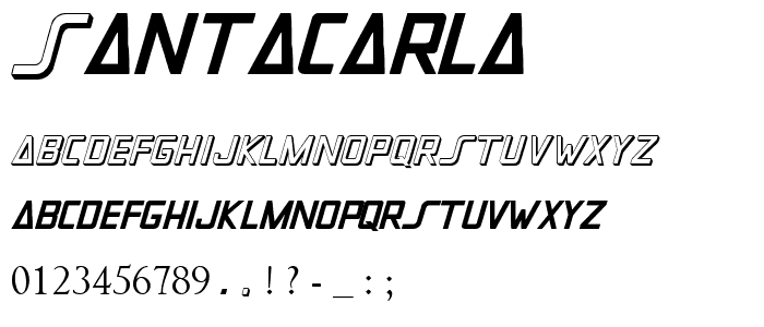 santacarla font