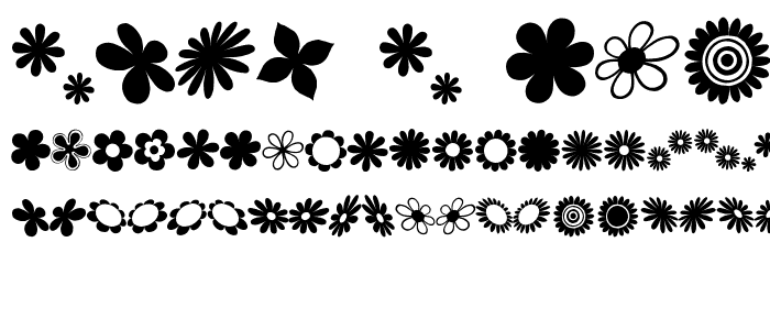 saru_s Flower Ding (sRB) font