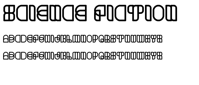 science fiction font