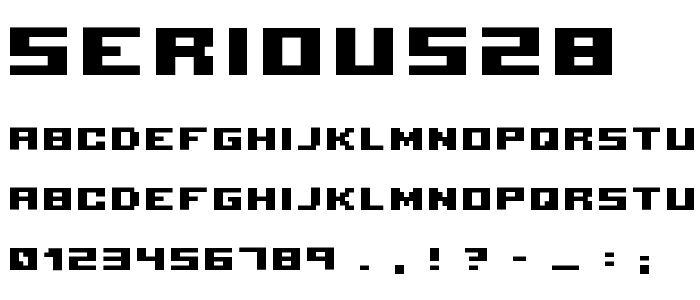 serious2b font