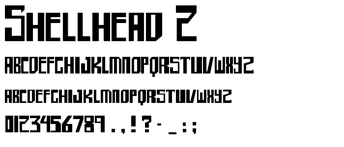 shellhead 2 font