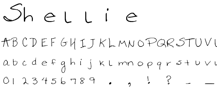 shellie font