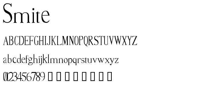 smiTe font