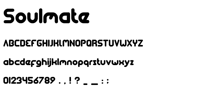 soulmate font