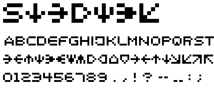 spaider font