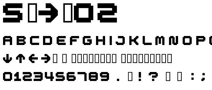 spdr02 font