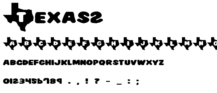 Texas2 font