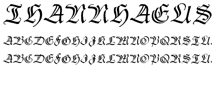 Thannhaeuser Zier font