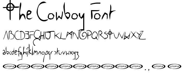 The Cowboy Font font