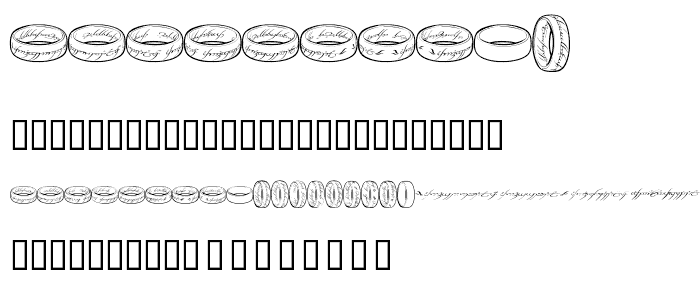 TheOneRing font